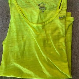 Nike Dri-fit neon tank